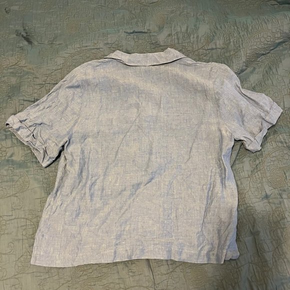 Boxy Linen Button Down - Picture 5 of 8